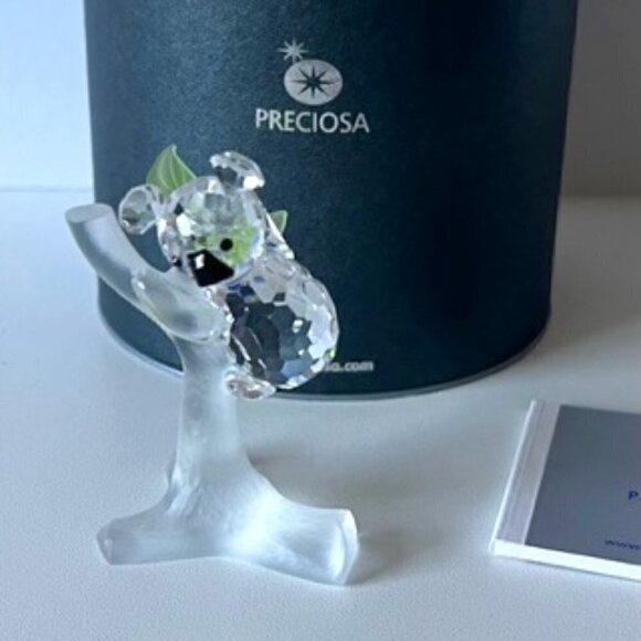 Preciosa Crystal Koala Bear on a Branch - Picture 4 of 16